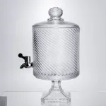 Лимонадниця з краном на підставці скляна 4,5 л прозора HP-19-3045-8 (HP-19-3045-8)