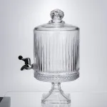 Лимонадниця з краном на підставці скляна 4,5 л прозора HP-19-3045-4 (HP-19-3045-4)