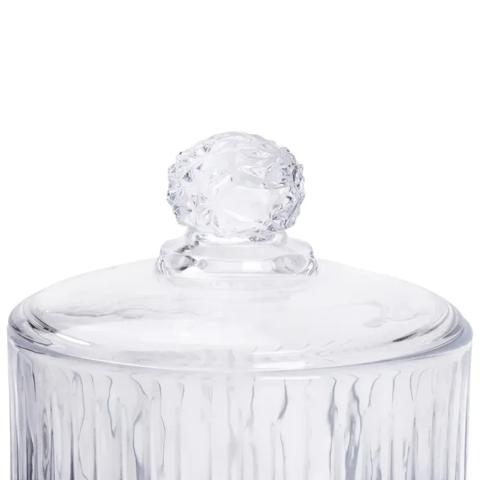 Лимонадниця з краном на підставці скляна 4.5 л лимонадник прозорий HP-19-1 (HP-19-1) - изображение 6