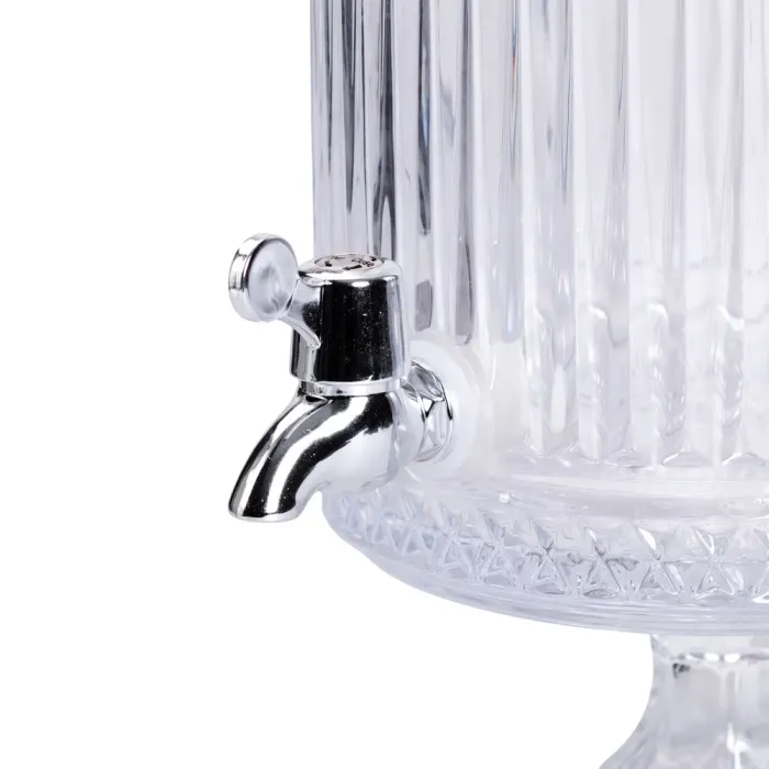 Лимонадниця з краном на підставці скляна 4.5 л лимонадник прозорий HP-19-1 (HP-19-1) - изображение 9