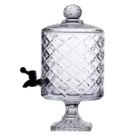 Лимонадниця з краном скляна 39 см 4.5 л на підставці HP-19-3 (HP-19-3)