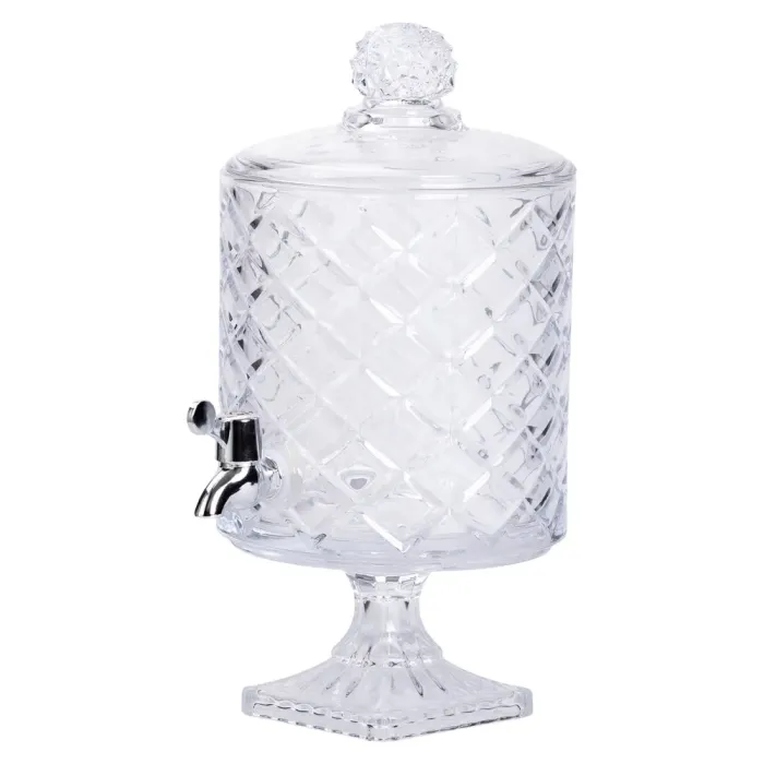 Лимонадниця з краном скляна 39 см 4.5 л на підставці HP-19-3 (HP-19-3) - изображение 3