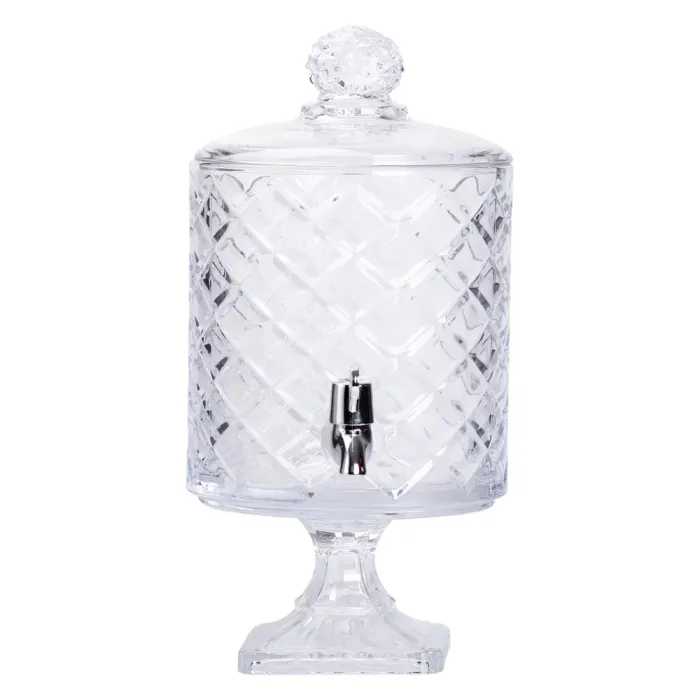 Лимонадниця з краном скляна 39 см 4.5 л на підставці HP-19-3 (HP-19-3) - изображение 4