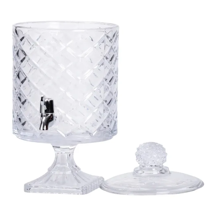 Лимонадниця з краном скляна 39 см 4.5 л на підставці HP-19-3 (HP-19-3) - изображение 6