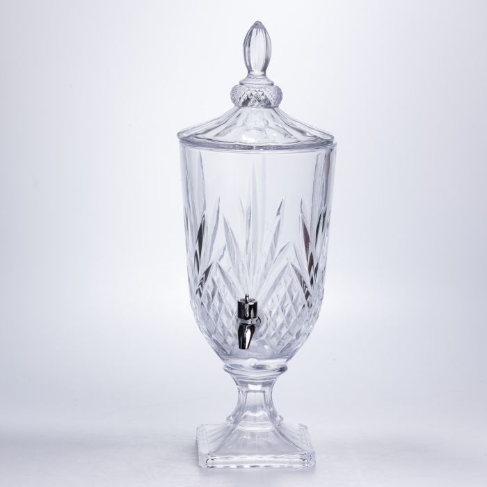 Лимонадниця з краном скляна 3 л диспенсер для напоїв лимонадник із краном HP-19-296 (HP-19-296) - зображення 1