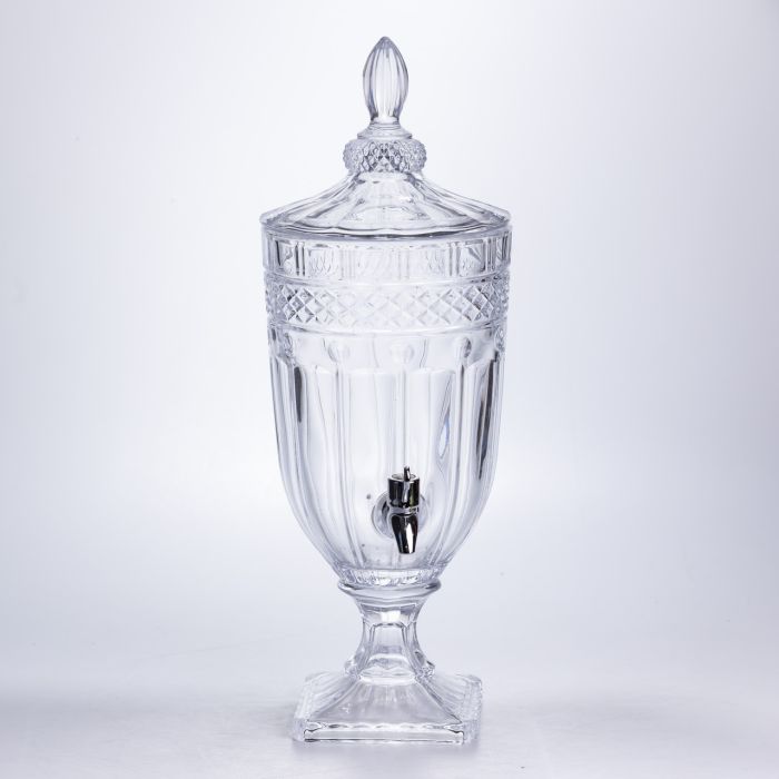 Лимонадниця з краном скляна 3 л диспенсер для напоїв лимонадник із краном HP-19-293 (HP-19-293) - зображення 2