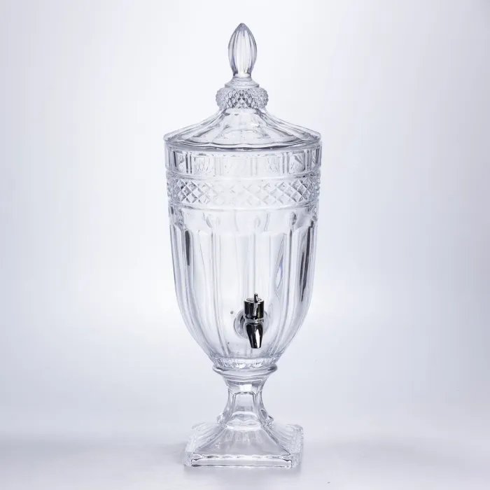 Лимонадниця з краном скляна 3 л диспенсер для напоїв лимонадник із краном HP-19-293 (HP-19-293) - зображення 2