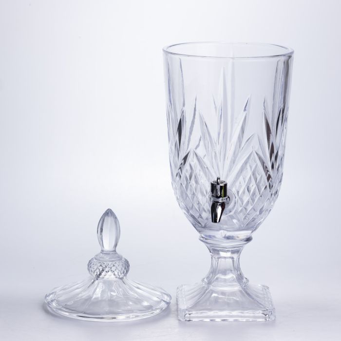 Лимонадниця з краном скляна 3 л диспенсер для напоїв лимонадник із краном HP-19-296 (HP-19-296) - зображення 2