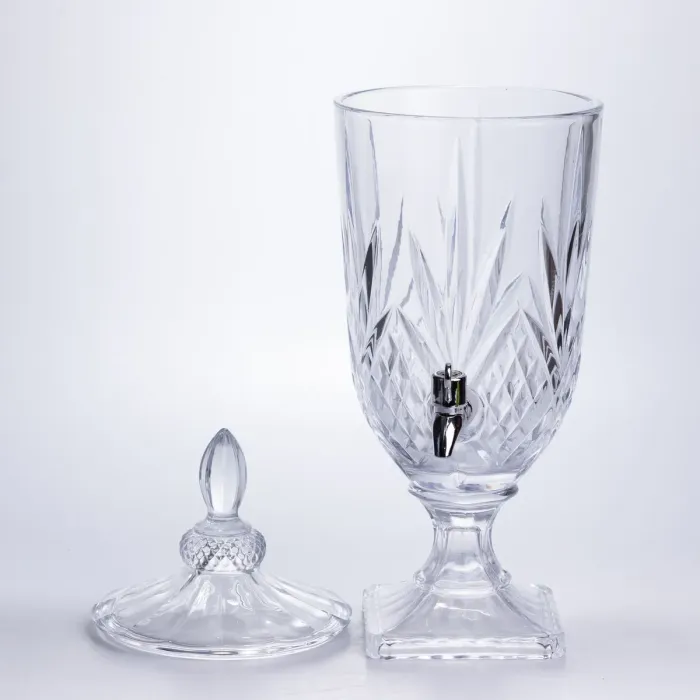 Лимонадниця з краном скляна 3 л диспенсер для напоїв лимонадник із краном HP-19-296 (HP-19-296) - изображение 2