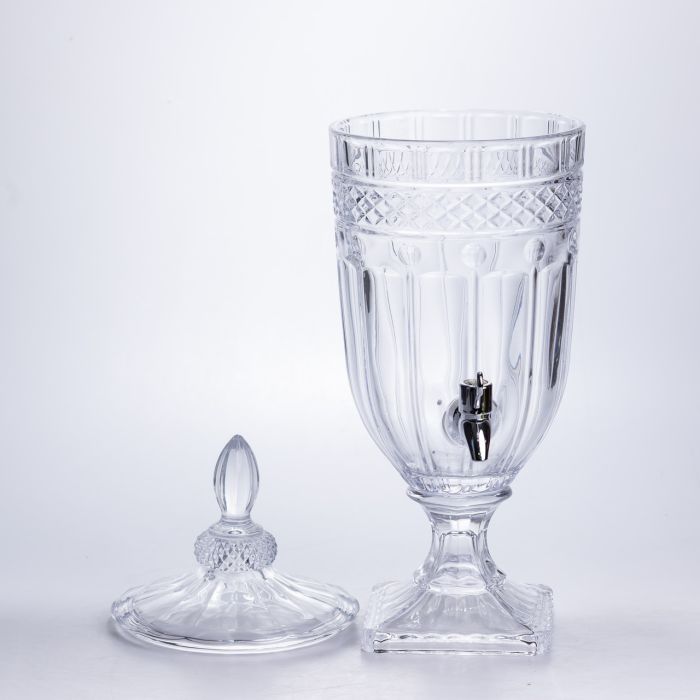 Лимонадниця з краном скляна 3 л диспенсер для напоїв лимонадник із краном HP-19-293 (HP-19-293) - зображення 3