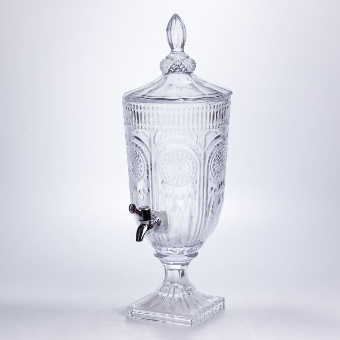 Лимонадниця з краном скляна 3 л диспенсер для напоїв лимонадник із краном HP-19-290 (HP-19-290) - зображення 4