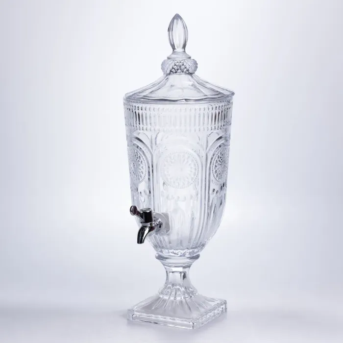 Лимонадниця з краном скляна 3 л диспенсер для напоїв лимонадник із краном HP-19-290 (HP-19-290) - зображення 4