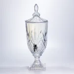 Лимонадниця з краном скляна 3 л диспенсер для напоїв лимонадник із краном Прозорий HP-19-302 (HP-19-302)