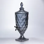 Лимонадниця з краном скляна 3 л диспенсер для напоїв лимонадник із краном Сірий HP-19-305 (HP-19-305)