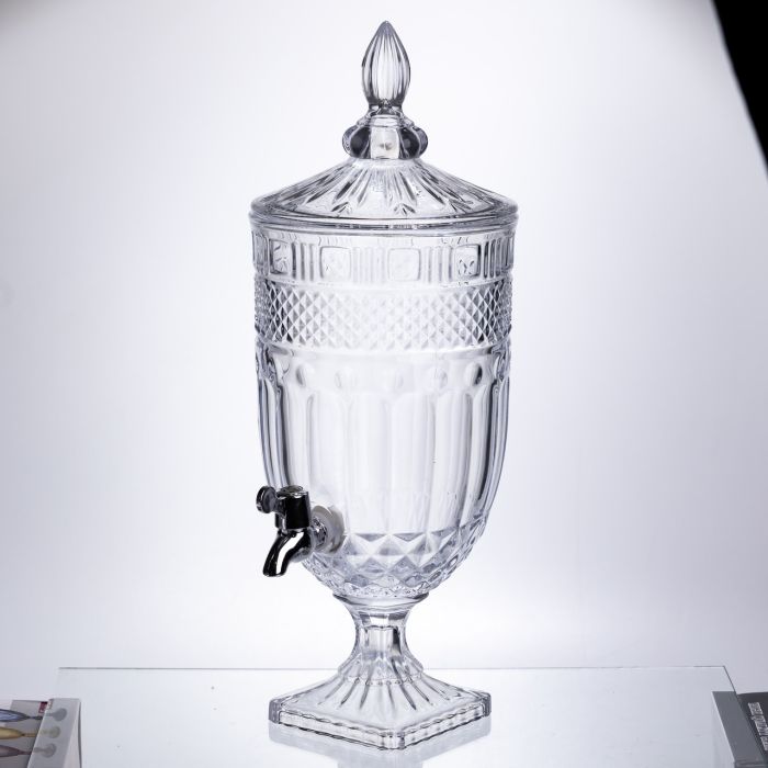 Лимонадниця Topaz Crystal 5л із краном HP-19-294 глек диспенсер для напоїв прозорий (HP-19-294) - изображение 2