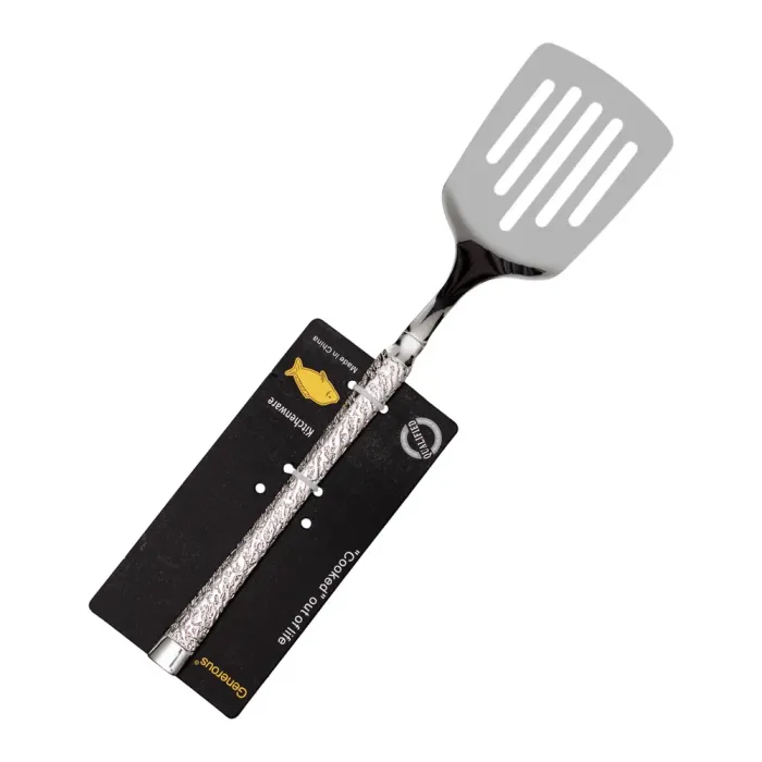 Лопатка кухонна для сковороди 26.5 (см) металева лопатка з нержавіючої сталі для приготування їжі HP-8-51 (HP-8-51) - изображение 4