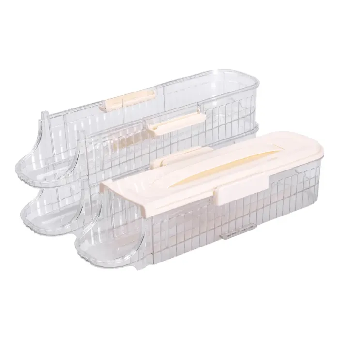 Лоток для яєць у холодильник на 3 яруси 32х10х18.5 см Бежевий HP-27-15 (HP-27-15) - зображення 6