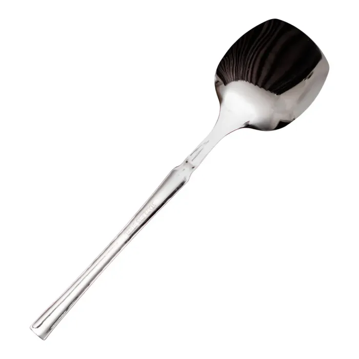 Ложка сервірувальна з нержавіючої сталі  25,5×6 (см) велика ложка для подачі страв HP-8-48 (HP-8-48) - изображение 2