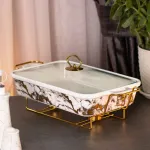 Мармит 1.5 литра с подогревом настольный для вторых блюд прямоугольный 3519 см мармитница керамическая (HP1032)