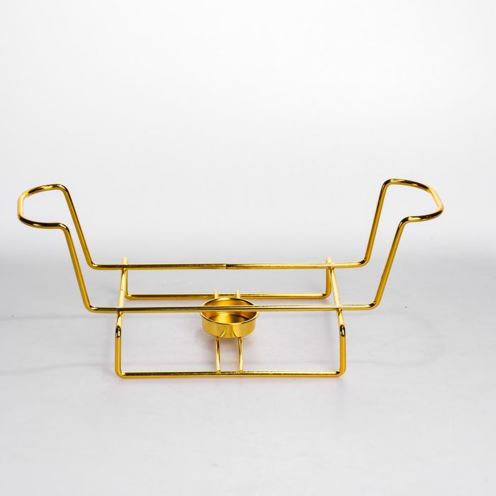 Марміт настільний прямокутний з підігрівом 31х16х11 см керамічний на металевій підставці з кришкою ML438-11 (ML438-11) - зображення 6