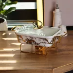 Мармит прямоугольный с подогревом 1(л) настольный керамический (HP1031)