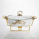 Мармітниця порцелянова Margaret 1 л для других страв 27,5*19*6,5 см Yiwu YYSH1214 (YYSH1214)