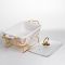 Мармітниця порцелянова прямокутна на металевій підставці 31х16х11 см LT-3PCS-11 (LT-3PCS-11)
