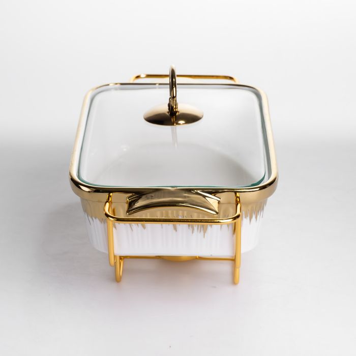 Мармітниця прямокутна на підставці з підігрівом 31х16х11 см ML-860-11 (ML-860-11) - изображение 3