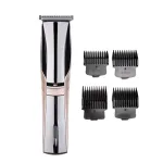 Машинка для стрижки професійна акумуляторна для волосся та бороди з USB та насадками Geemy GM-6010 (GM6010GL)