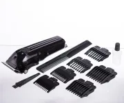 Машинка для стрижки акумуляторна бездротова Чорна VGR V-282 (HP-V-282)