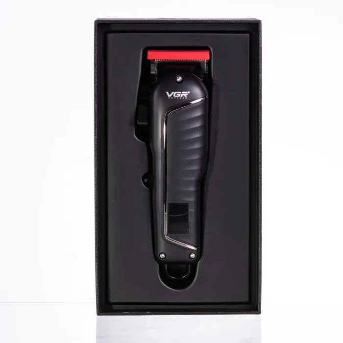Машинка для стрижки LED професійна з насадками VGR V-683 (HP-V-683) - изображение 7