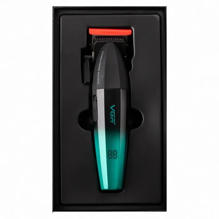 Ножиці 6 насадок Тример для волосся VGR з живленням від акумулятора (HP-V-003) - зображення 7