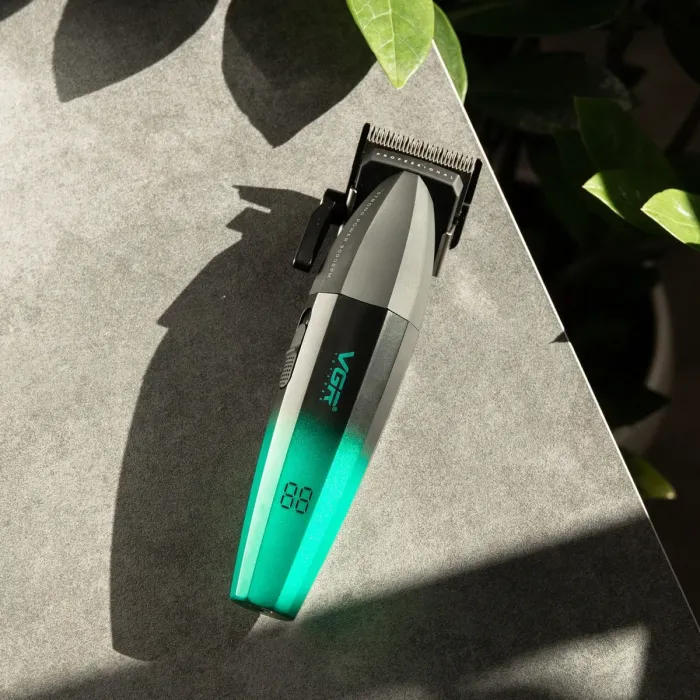 Ножиці 6 насадок Тример для волосся VGR з живленням від акумулятора (HP-V-003) - зображення 8