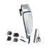 Машинка для стрижки волосся електрична 10 Вт універсальна 4 насадки Срібляста Sokany (SK-4643)