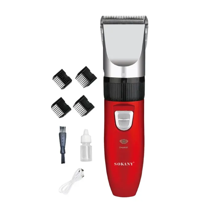 Машинка для стрижки волос Sokany 4 насадки на аккумуляторе (SK-749) - изображение 1