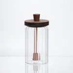 Медовниця скляна з кришкою і ложкою 850 (мл) 64486-6 (64486-6)