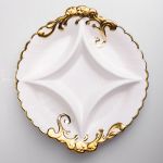 Менажниця порцелянова Margaret на 5 секцій 31,7*28,8 см Yiwu YYSH1243 (YYSH1243)