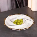 Менажниця на 6 секцій кругла керамічна Ø 28 см сервірувальна тарілка для подачі закусок (HP1004)