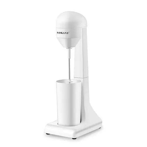 Міксер для молочних коктейлів 450 мл 100 Вт однопостовий з нержавіючої сталі Білий SK-1736 (SK-1736) - зображення 1