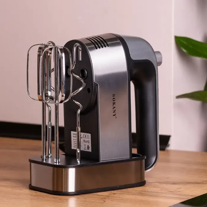 Міксер ручний Sokany 350 Вт 5 швидкостей   2 насадки SK-6627 (SK-6627) - зображення 6