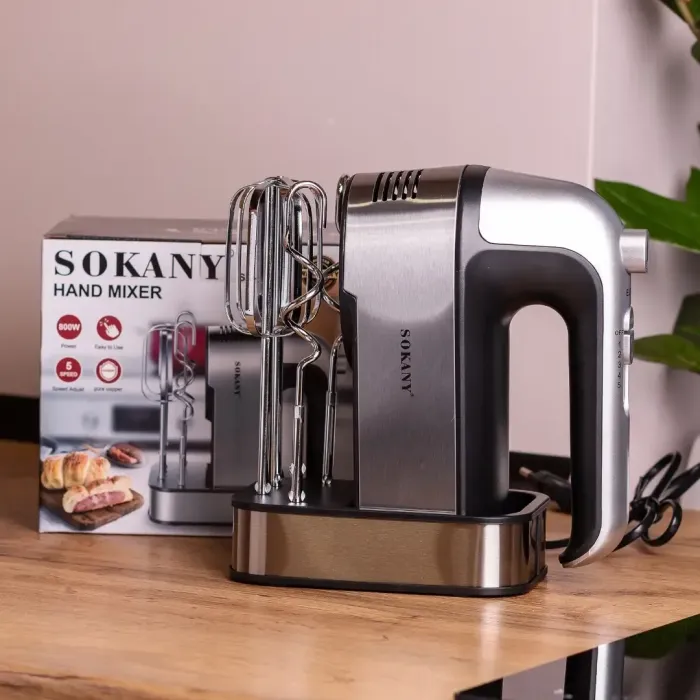 Міксер ручний Sokany 350 Вт 5 швидкостей   2 насадки SK-6627 (SK-6627) - зображення 8