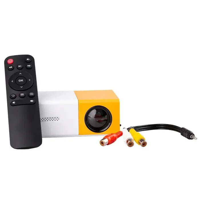 Міні проектор led портативний projector домашній відеопроектор full hd для офісу, школи мультимедійний (HP176094) - зображення 9