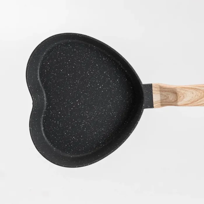 Міні сковорідка Серце з антипригарним покриттям 400 (мл) сіра (HP39574C) - зображення 5