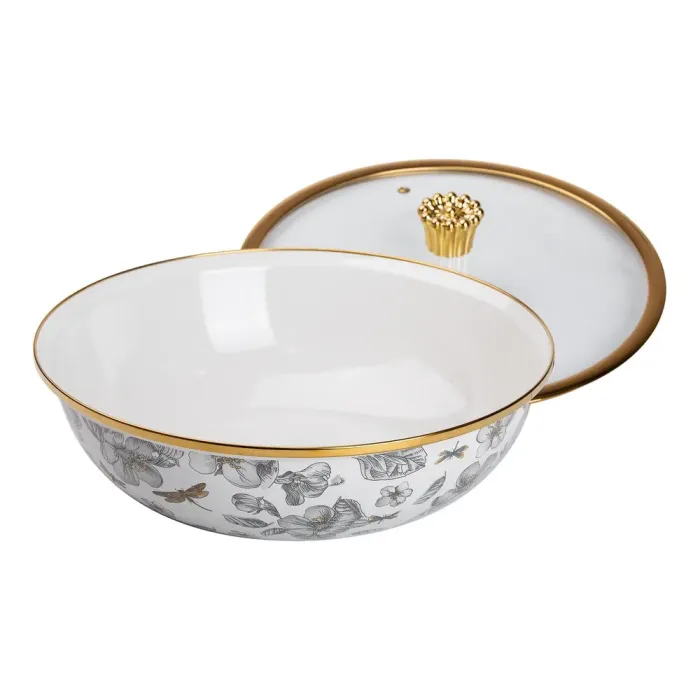 Миска с крышкой Эмаль 4,5 л (HP-2-108) - изображение 2