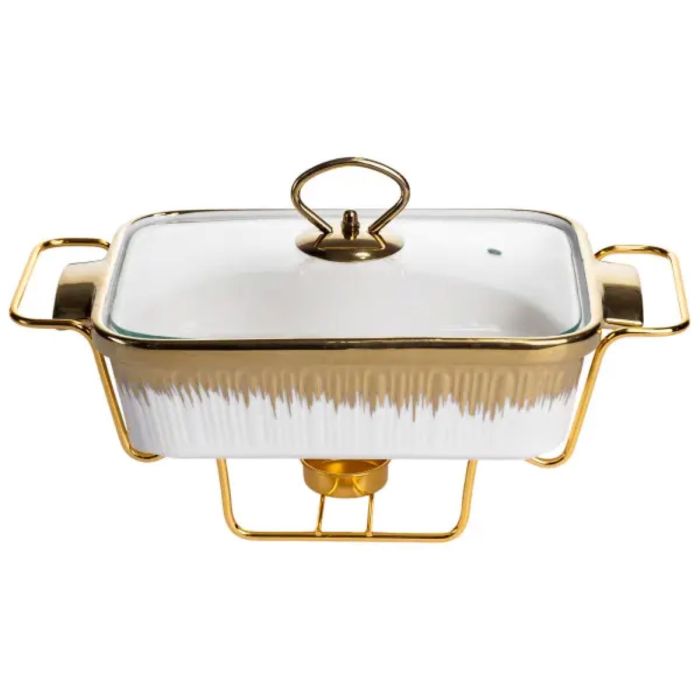 Мармітниця прямокутна на підставці з підігрівом 31х16х11 см ML-860-11 (ML-860-11) - изображение 1