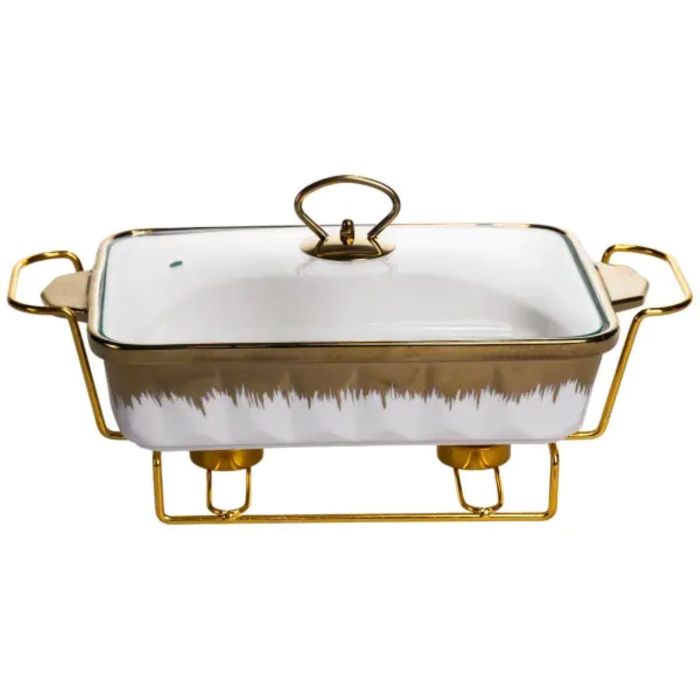 Марміт настільний прямокутний з підігрівом 35.5х19х15.5 см ML789-13 (ML789-13) - изображение 1