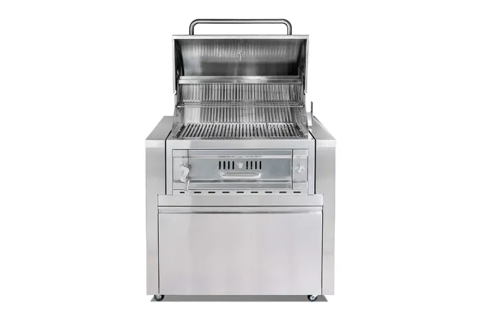 Модуль под угольный гриль с выдвижным ящиком 95х82х90 см нержавеющая сталь GRILLI 777797 - зображення 3