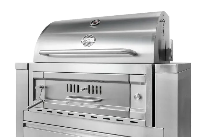 Модуль под угольный гриль с выдвижным ящиком 95х82х90 см нержавеющая сталь GRILLI 777797 - зображення 5