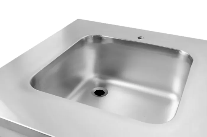 Модуль с мойкой и двумя распашными дверками, на колесах, 800х820х900 мм, нержавеющая сталь GRILLI 777795 - зображення 5