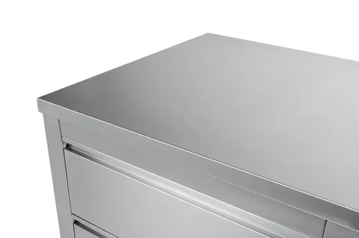 Модуль с тремя выдвижными ящиками 80х82х90 см нержавеющая сталь GRILLI 777796 - зображення 4